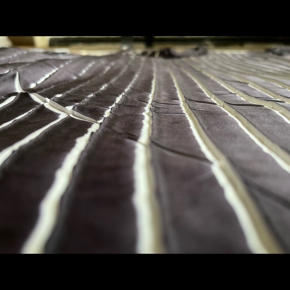 Carol Christian Poell Short Sleeve Pleated Tee Purple Men's X-Small Spring 1996 - Picture 9 of 12